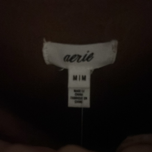 Aerie Fuzzy Brown Bodycon Sleeveless Dress NWT - Picture 7 of 7